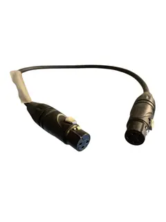 DMX Cable Converter  0,5m 3-Pin Female-F