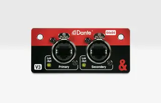 A&H SQ & AHM Dante Audio Interface Modul 64x64