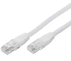 ACT Cat6 U/UTP PVC 3m Hvit Nettverkskabel 250MHz 24AWG
