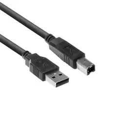 ACT USB 2.0 A-B M/M BLACK  0.5m A-B USB Kabel Sort