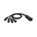 Adam Hall Cables 4 STAR CATBOX XM3 4 XLR 3-pole Male x Cat.6a