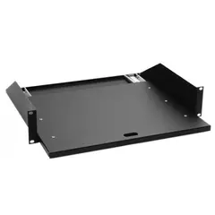 Adam Hall hylle 2U 19" Rack Tray 2 U with Drawer Slides