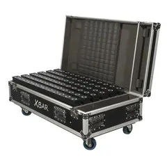 Bright Xbar kit, case med 6 Xbar 12x12W 6in1 RGBWAUV, Xline