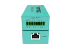 Turtle AV Dante Pro 2Ch Analog Line Input Adapter w/Gain Controls