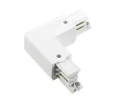 CLS Global 3-phaserail L-connector white ground left XTS34-3