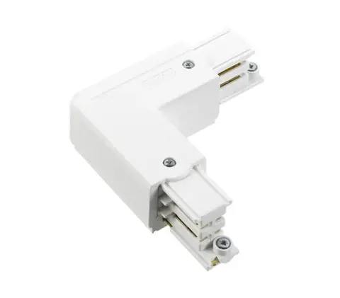 CLS Global 3-phaserail L-connector white ground left XTS34-3