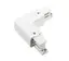 CLS Global 3-phaserail L-connector white ground left XTS34-3