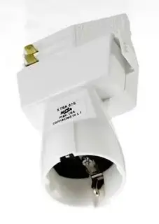 CLS Global 3-phase adapter with Schuko white XTSA67S-3