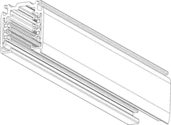 CLS Global 3-phase rail + data 1 meter black XTSC6100-2