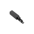 CLS Global 3-phase rail + data end feed left black XTSC612-2