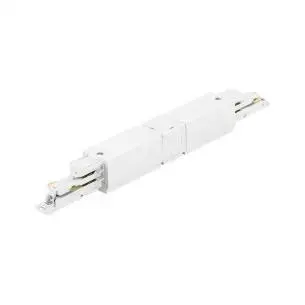 CLS Global 3-phase rail + data end feed left white XTSC612-3
