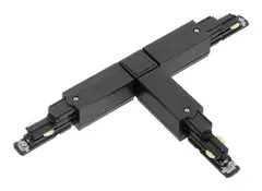 CLS Global 3-phase rail+data T-connect black left XTSC636-2