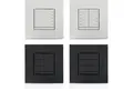 Crestron CLWI-KPLCN-ANTH Bryterpanel Innfelt Vegg, Crestnet Sort