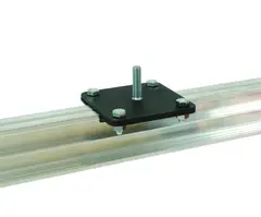 Doughty T84125 Studio Rail Ceiling Bracket (Flat) Supplied With Rail Clamps