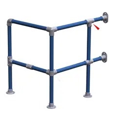 Doughty T10400 Pipeclamp Long Tee