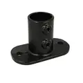 Doughty T1320001 Pipe Clamp(Black) Railing Base Flange