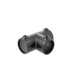 Doughty T1040001 Pipe Clamp(Black) Long Tee