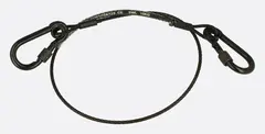 Doughty T22101 15Kg Safety Bond  (Black) (3mm X 585mm With M6 Carb Hook At Endx2)