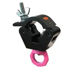 Dougthy T57204 Doughty Hanging Clamp With Pink Eye (750 kg) (Black)