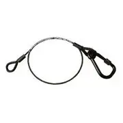 Doughty T45856 Safety Bond 4Mm X 650 With Moving Light Hook (36kg) (Black)