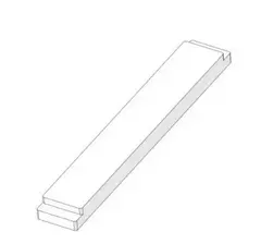 ETC CS Linear Diffusion spacer - Connecting 0.5m diffusers (Replacement)