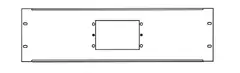 ETC Mosaic Tessera, 19” 3U RackMount Kit