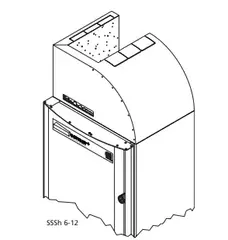 ETC Sensor Sound Suppression Hood, black (SR3-6 and SR3-12)