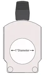 ETC Source Four Mini Gobo Pattern Holder E size (Spare), Black