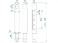 Euromet Extension column 250-430 White