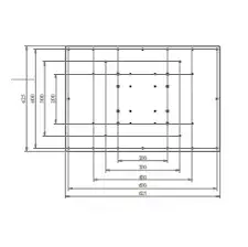 Euromet Vesa Adapter 400-600 Black