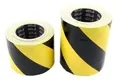 Gafer cablecover tunnel tape 100mm x 25m Black and Yellow