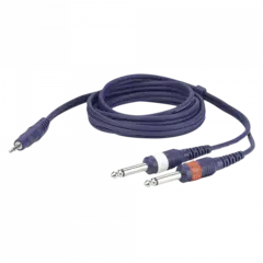 DAP FL31 - stereo mini-jack to 2 mono Jack L/R 1,5m