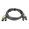 DAP FP22 Hybrid Cable 3 m Power Pro True & 3-pin XLR - DMX / Power