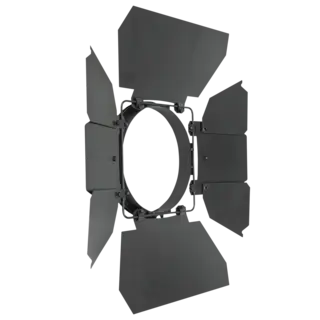 Showtec Barndoor for Performer 2500 Fres Black Eight-leaves Metal Barndoor