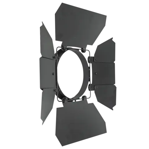 Showtec Barndoor for Performer 2500 Fres Black Eight-leaves Metal Barndoor