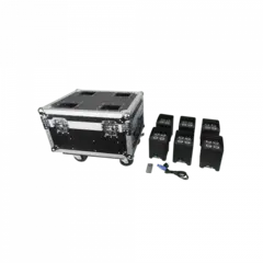 Showtec EventLITE 4/10 Q6 Set Flight Case incl. 6x EventLITE 4/10 Q6