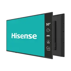 Hisense 50" 18/7 UHD 4K 500 nits D-LED Haze 25%, Wireless share, Android 11