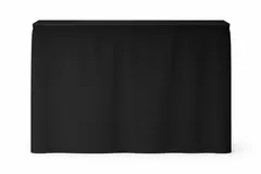 Molton sceneskjørt 200x100cm m/borrelås 320g/m2