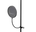 K&M 23966 Popfilter, sort, 200 mm