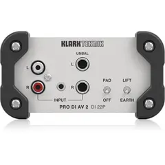 Klark Teknik DI 22P AV Passive Stereo DI