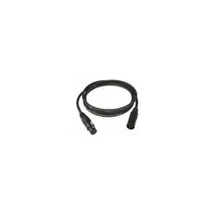 Link Mikrofonkabel 1,0 meter neutrik XLR 3P Sort