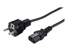 LinkIT strømkabel CEE 7/7 - C13 svart 5m PVC | 3 x 1.00mm²