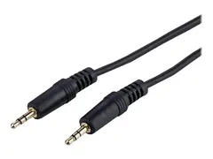 LinkIT lydkabel minijack 3,5mm M/M 2 m Rett plugg i begge ender