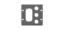 LMT P40-03 3U Panel 1xSchuko 3xXLR Kvartboks
