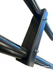 LMT-MEK Rørdobbler for scenetrekk 2 rør 24 cm dropp Sort komplett m/bolter
