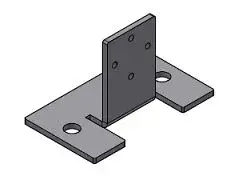 LMT-MEK Teppeskinne Endebryter Brakett For Endestoppbryter Motordrift