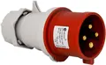 Støpsel 16A 400V 3P+J 316-6 Rød IP44