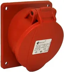 Stikkontakt innfelt skrå 16A 3P+N+J 400V 6H