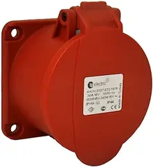 Stikkontakt Innfelt Rett 32A 3P+N+J 400V 6h IP44