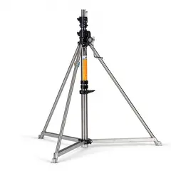 Manfrotto 387XU Lysstativ Super Wind Up 156-366cm Max80kg i rustfritt stål